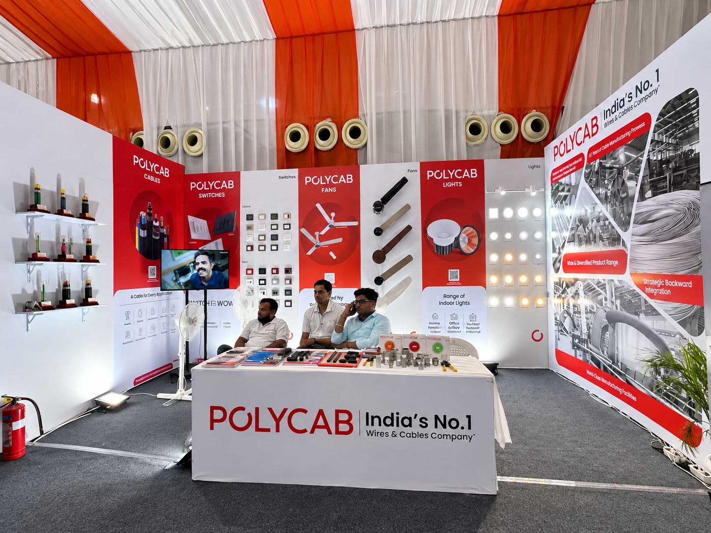 Aadesh Print Point exhibition display